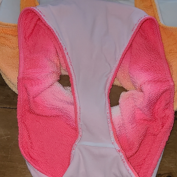 Vibrant Orange and Pink Kids One Piece - Picture 6 of 6